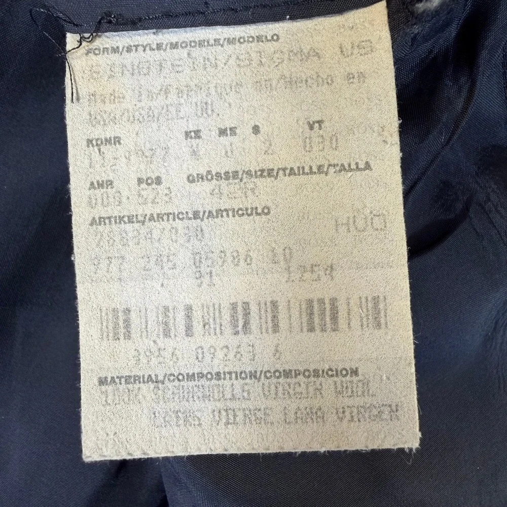Hugo Boss Mens Black 100% Virgin Wool 3 Button Blazer Sport Einstein Sigma 42R